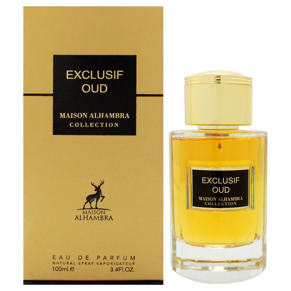 Exclusif Oud by Maison Alhambra for Unisex - 3.4 oz EDP Spray